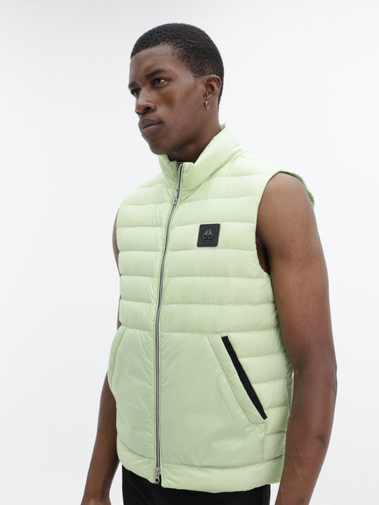 Moose Knuckles Air Down Vest Mint