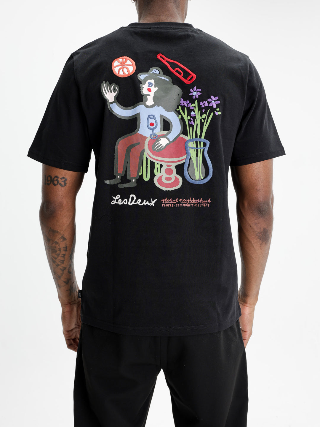 Les Deux T-Shirt Rural Black