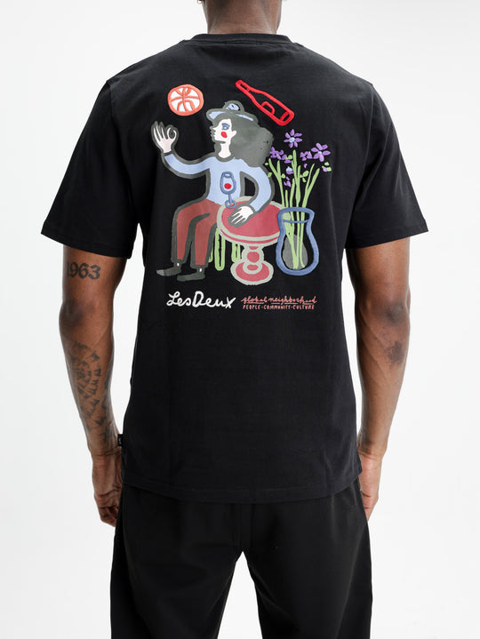 Les Deux T-Shirt Rural Black