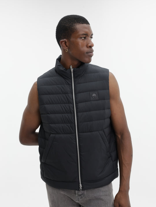 Moose Knuckles Air Down Vest Black