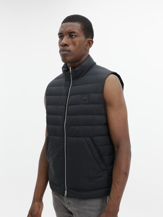 Moose Knuckles Air Down Vest Black
