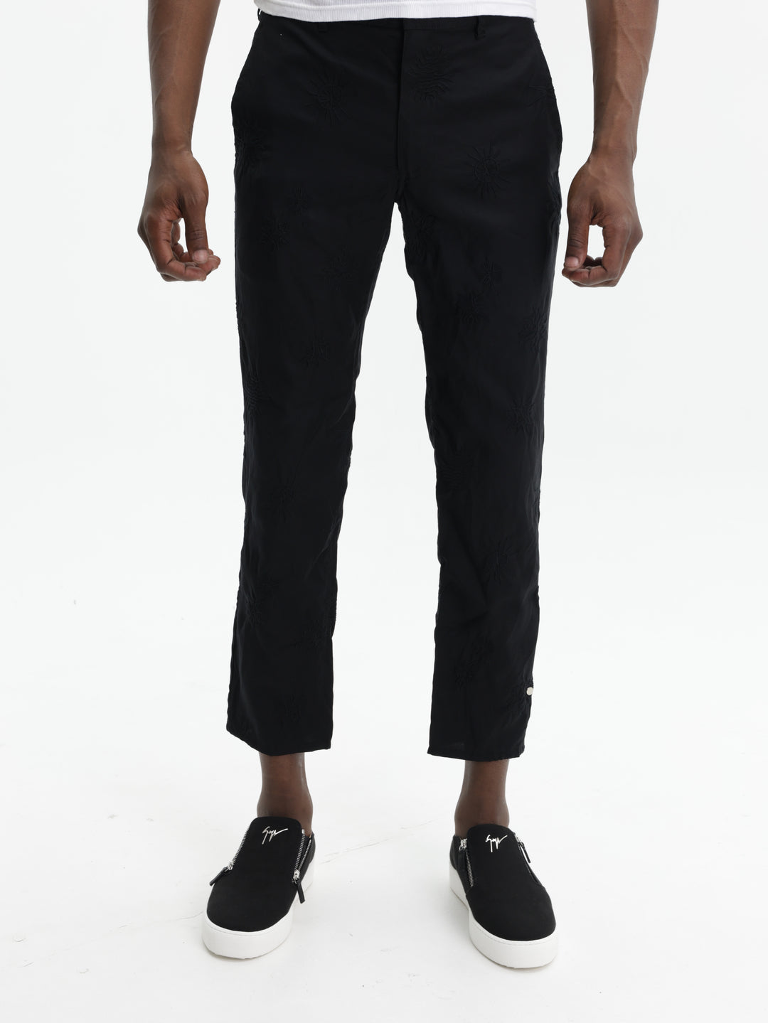 Comme Des Garcons Pants Creased Black