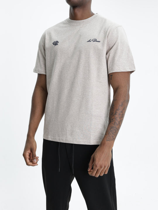 Les Deux T-Shirt Deux Light Sand Melange