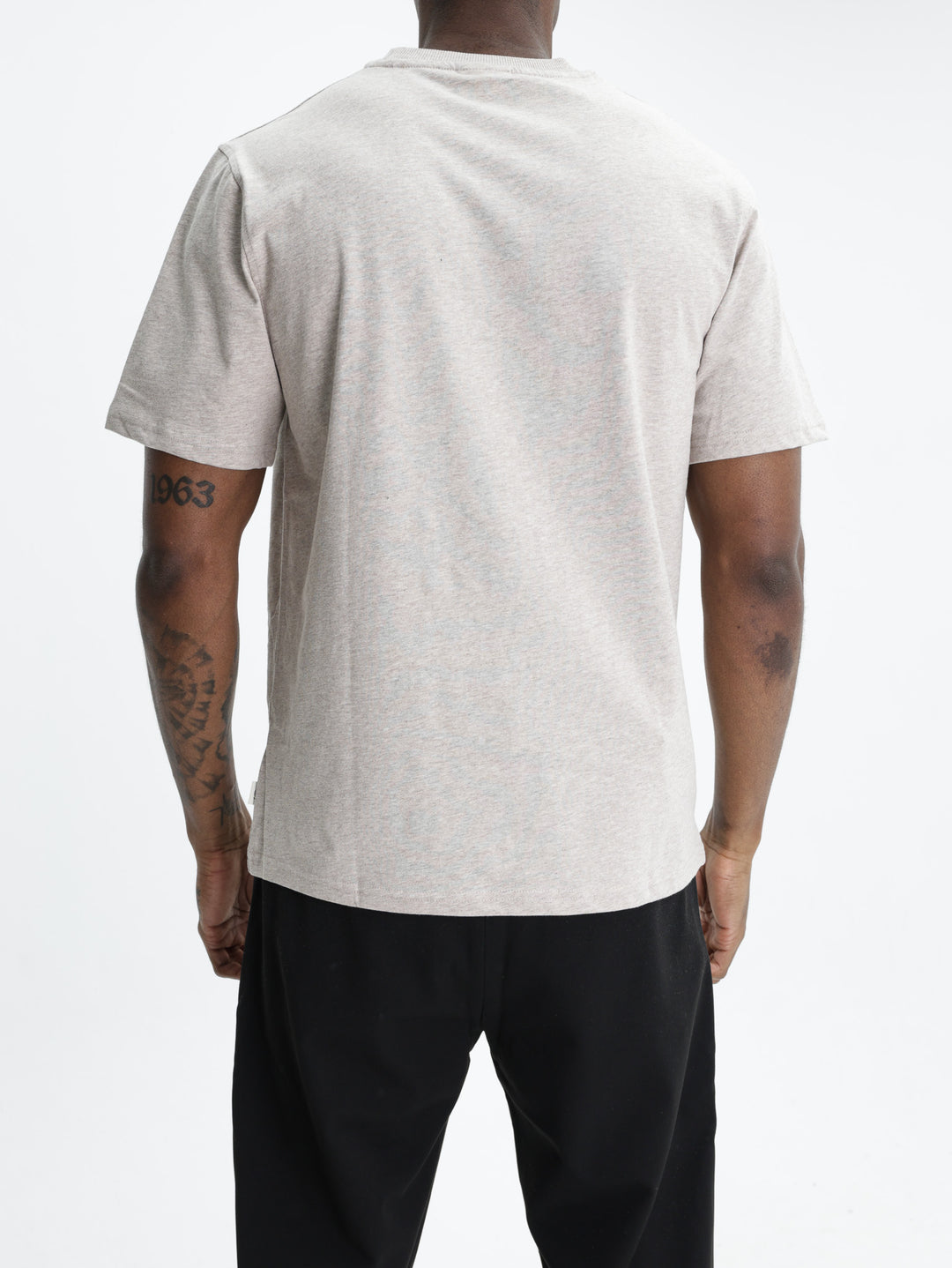 Les Deux T-Shirt Deux Light Sand Melange