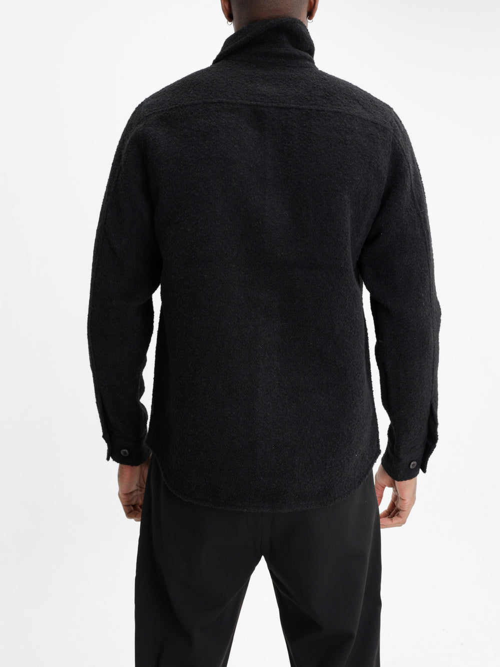 Les Deux Overshirt Boucle Black