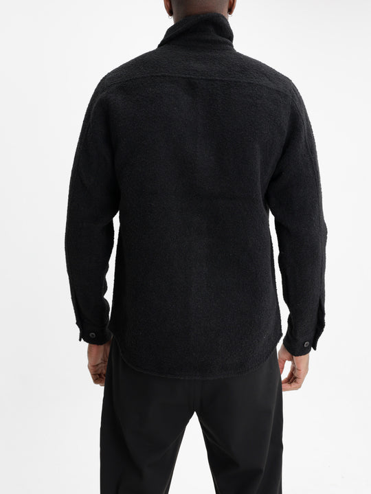 Les Deux Overshirt Boucle Black