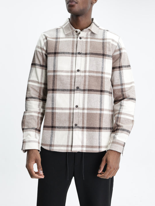 Les Deux Shirt Check Flannel Caribou