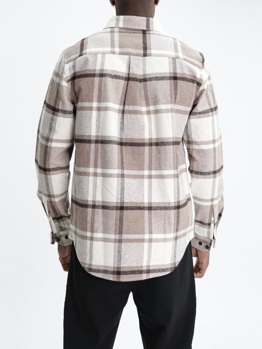 Les Deux Shirt Check Flannel Caribou