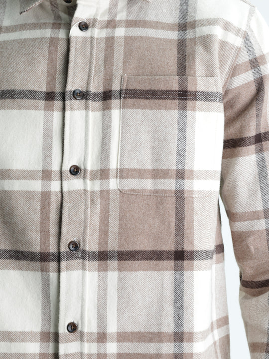Les Deux Shirt Check Flannel Caribou