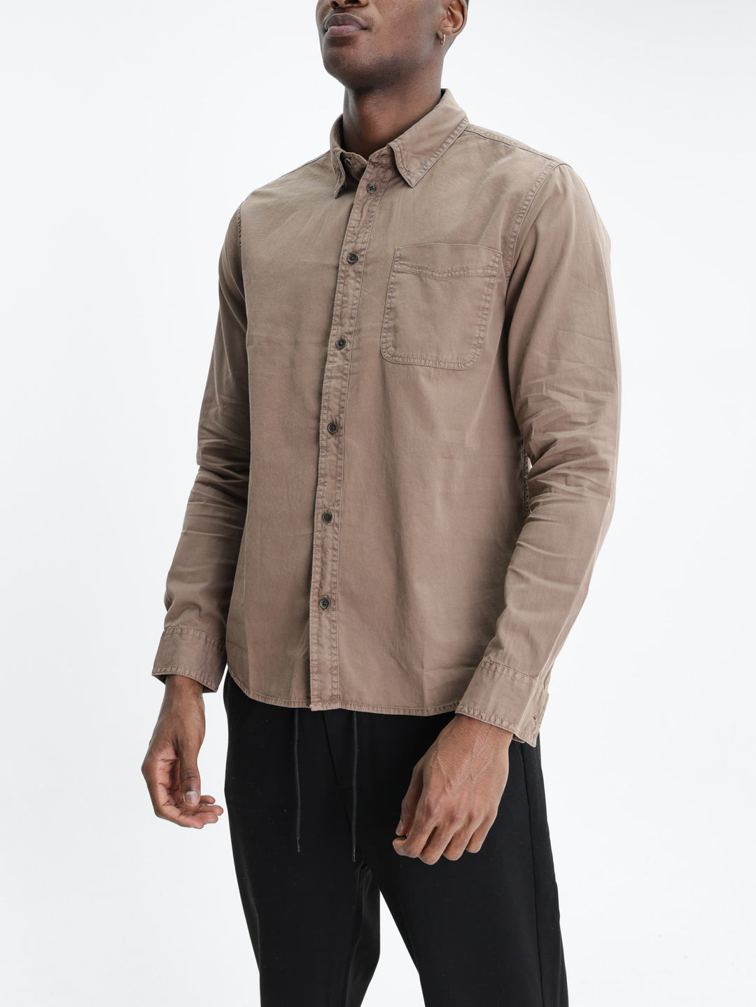 Les Deux Shirt Garment Dyed Caribou
