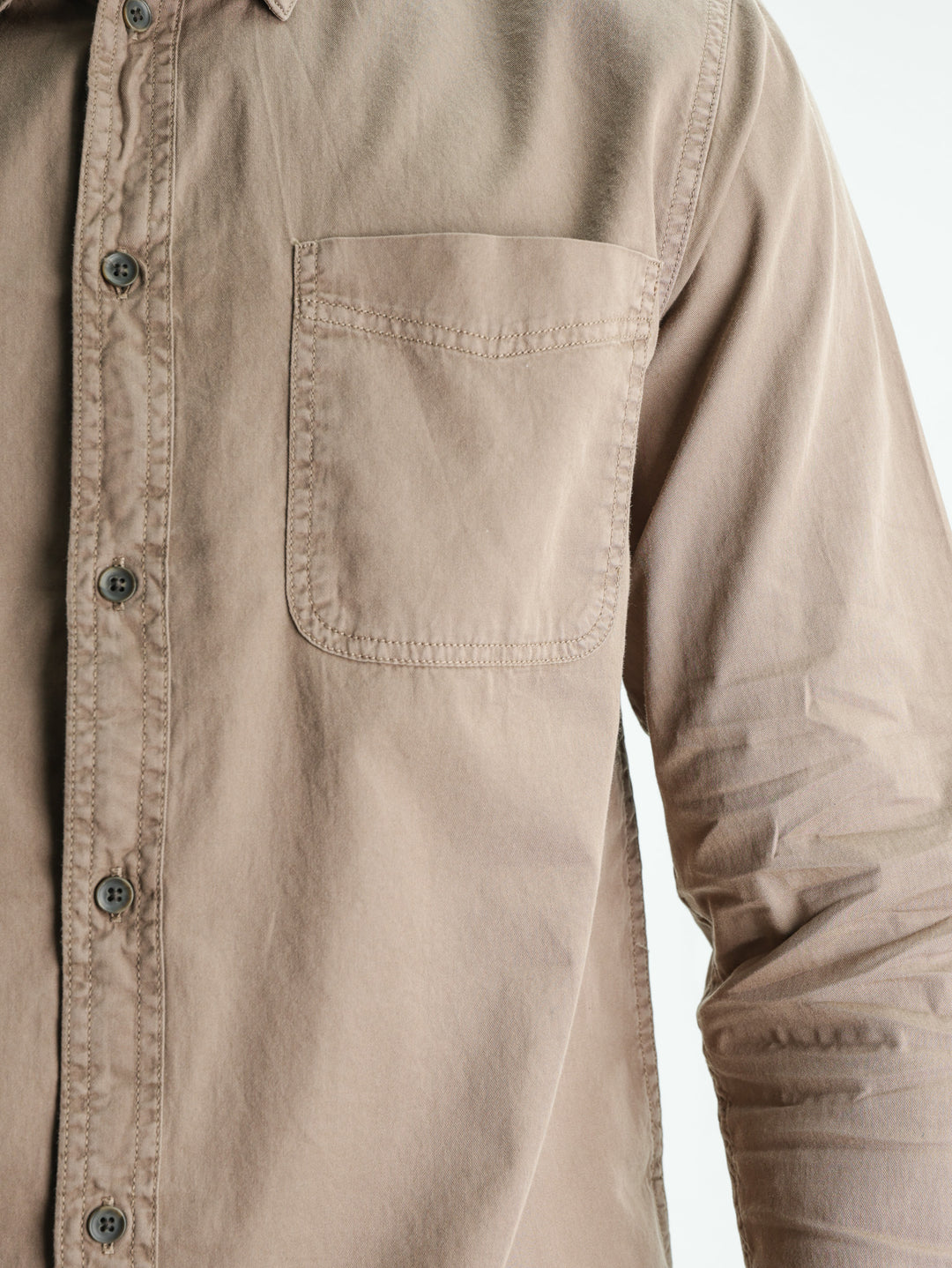 Les Deux Shirt Garment Dyed Caribou