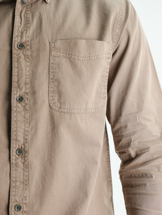 Les Deux Shirt Garment Dyed Caribou