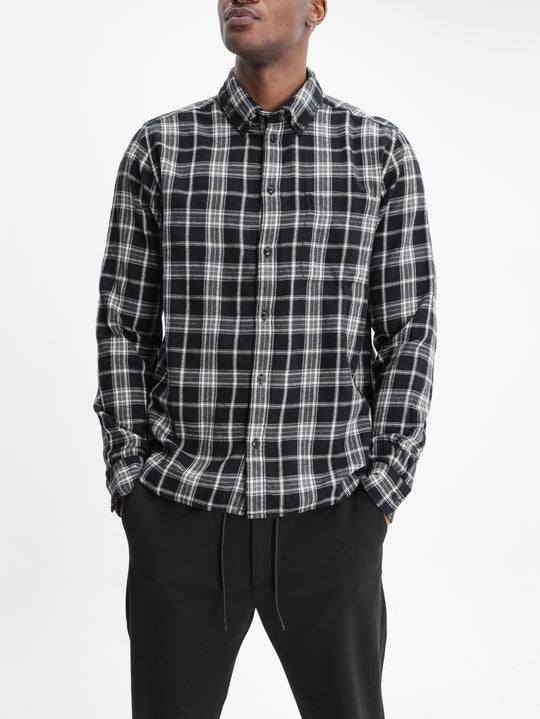 Les Deux Shirt Vintage Check Black