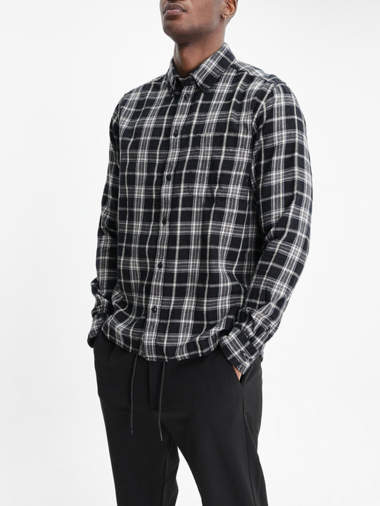 Les Deux Shirt Vintage Check Black