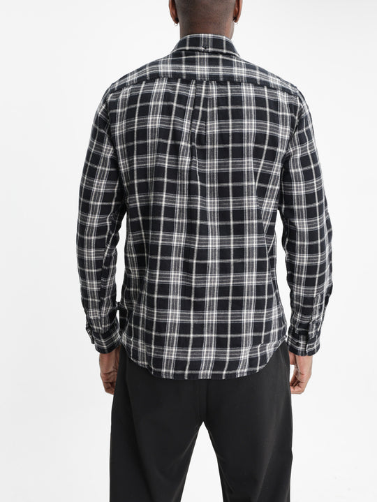 Les Deux Shirt Vintage Check Black