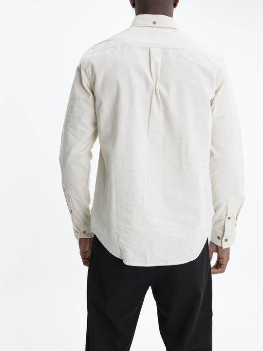 Les Deux Shirt Pinwale Corduroy Ivory