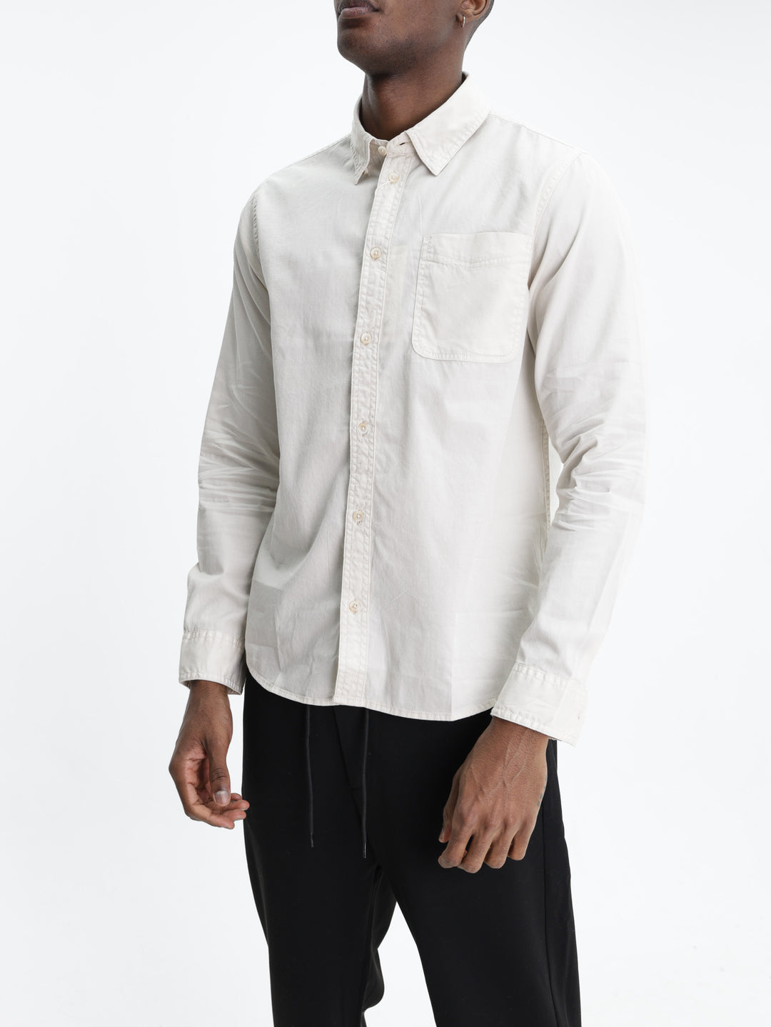 Les Deux Shirt Garment Dyed Ivory