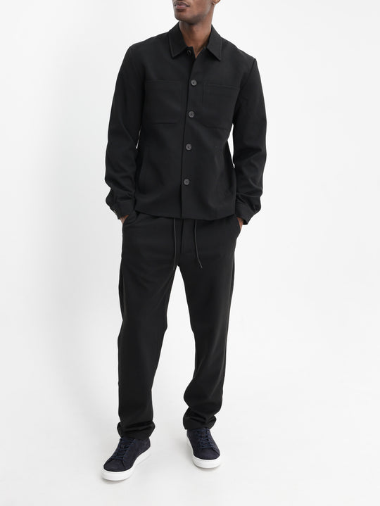 Les Deux Pants Como Tapered Drawstring Black