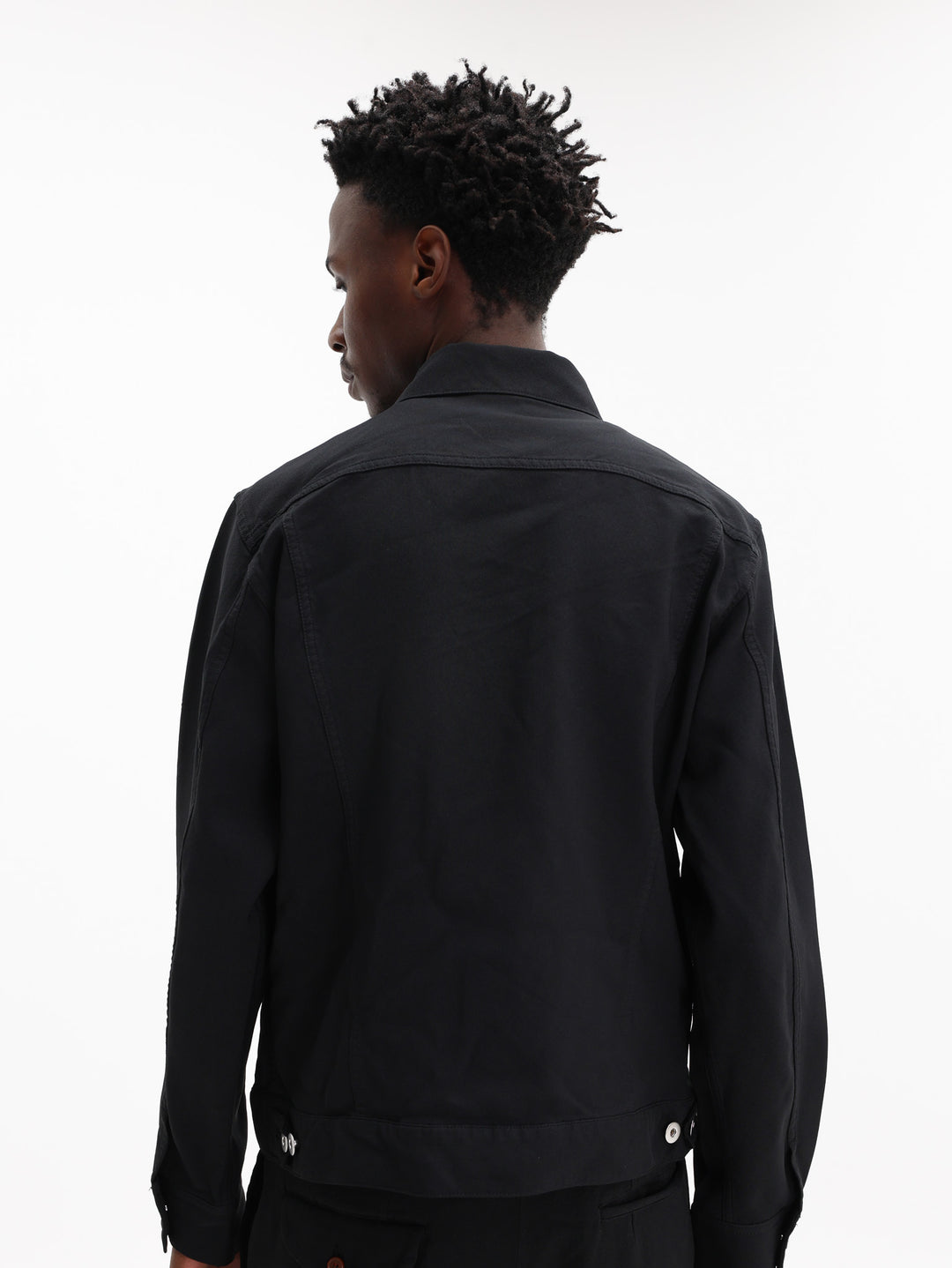 Comme Des Garcons Jacket Studded Trucker Black