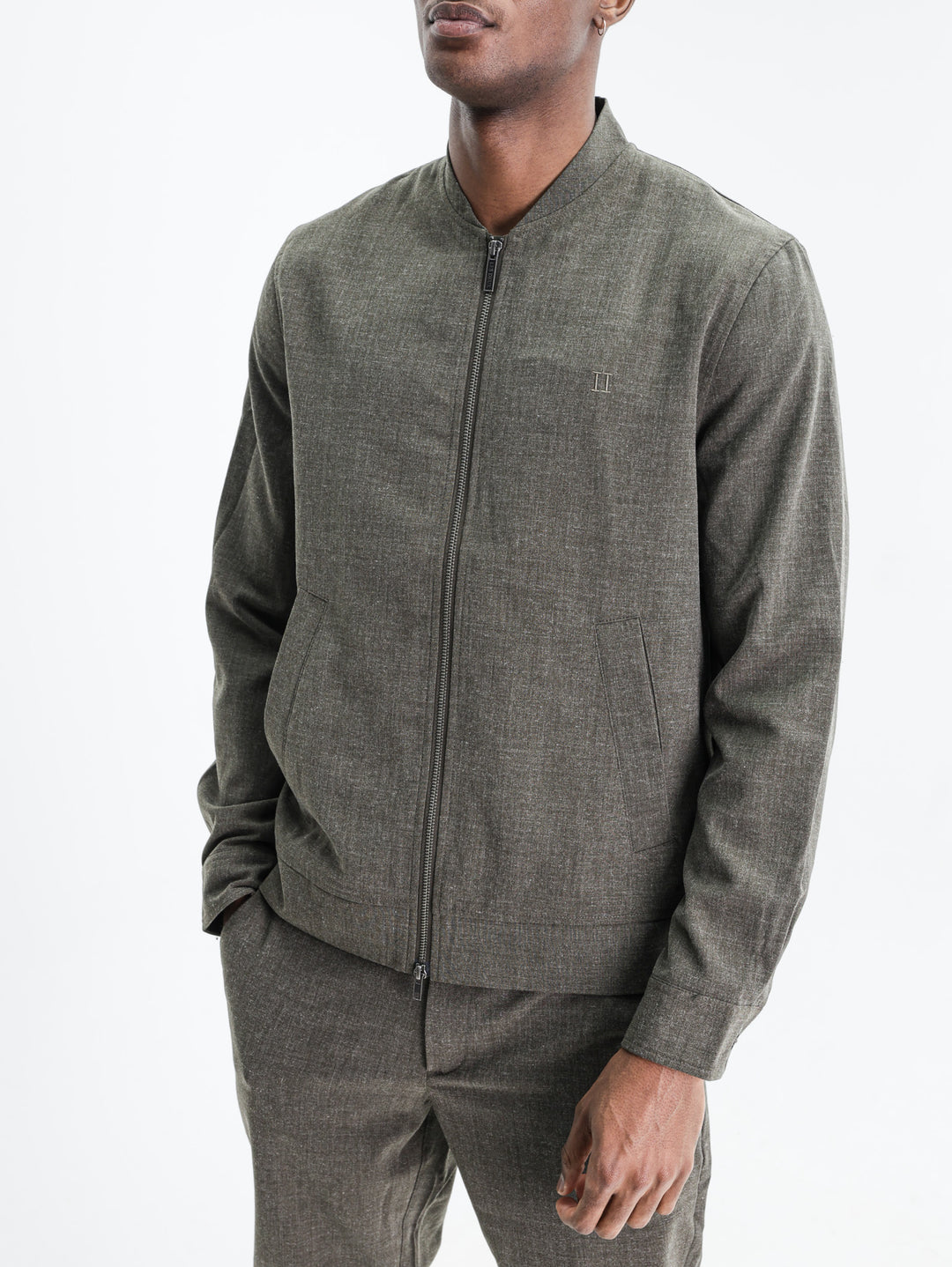 Les Deux Jacket Como Olive Night