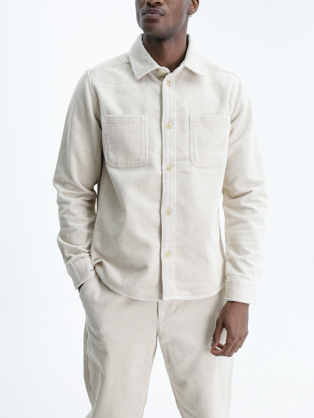Les Deux Overshirt Corduroy Ivory