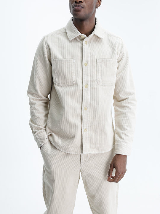 Les Deux Overshirt Corduroy Ivory