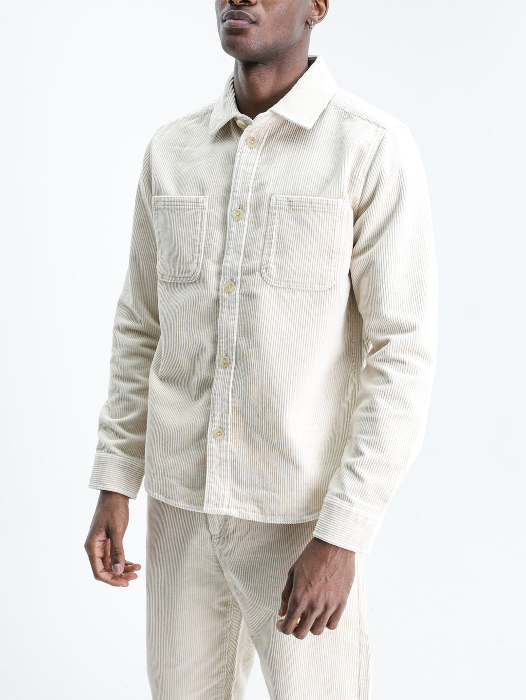 Les Deux Overshirt Corduroy Ivory