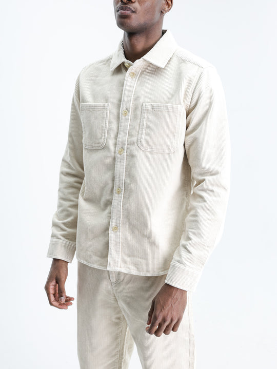 Les Deux Overshirt Corduroy Ivory