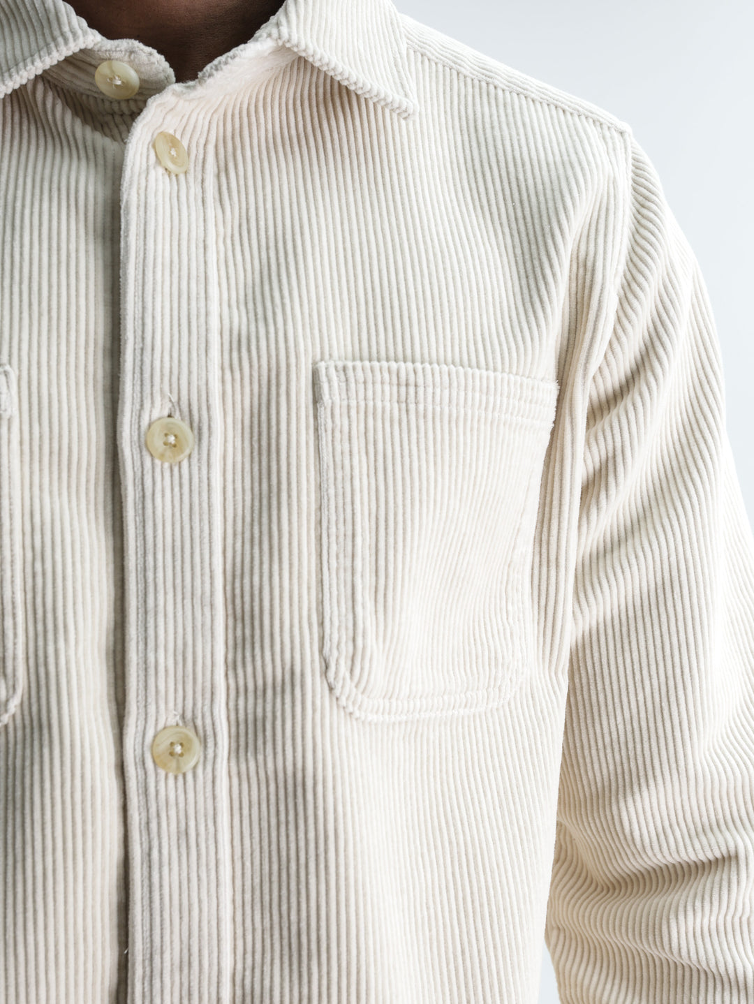 Les Deux Overshirt Corduroy Ivory