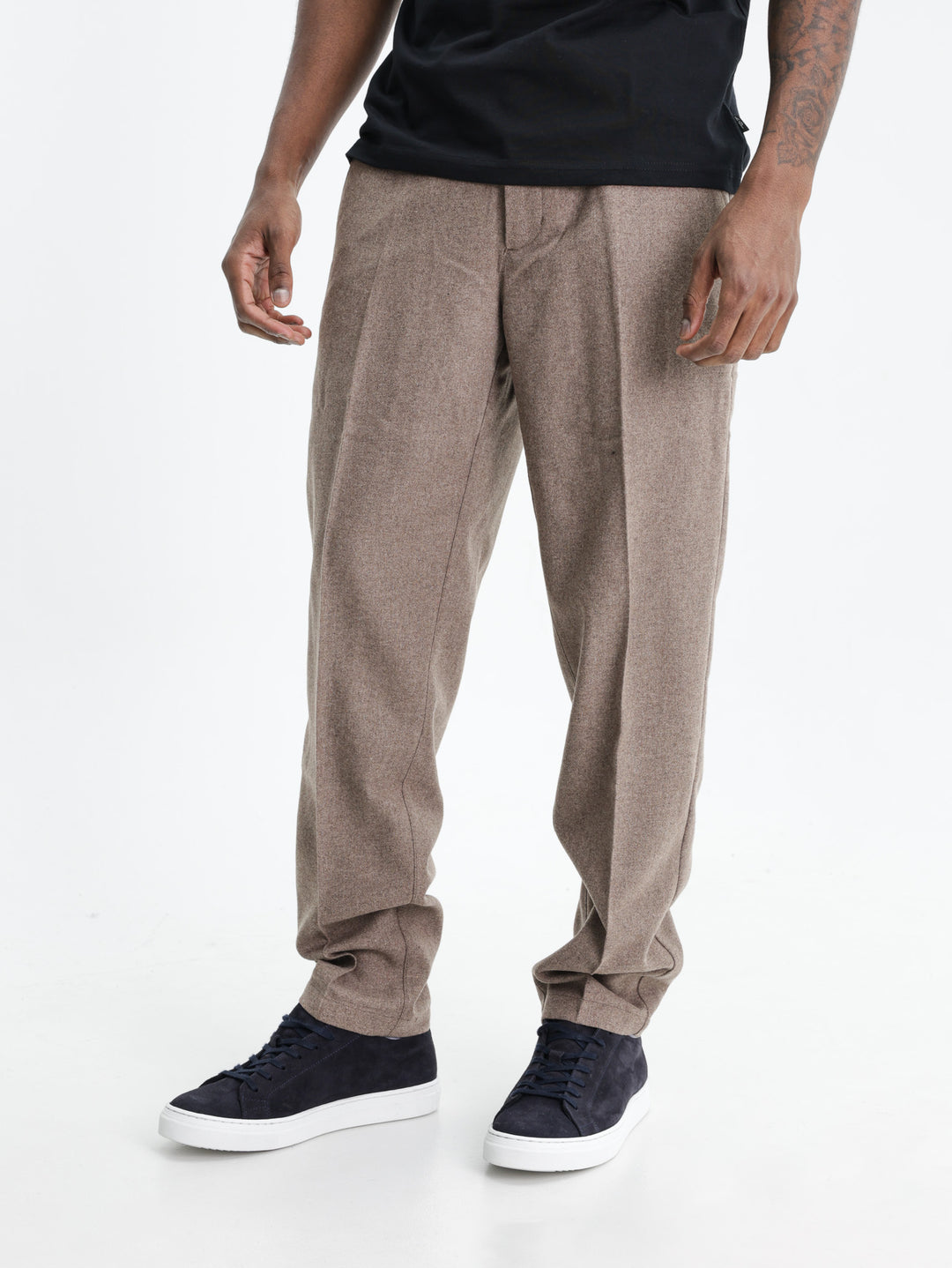 Les Deux Suit Pants Wool Reg Caribou