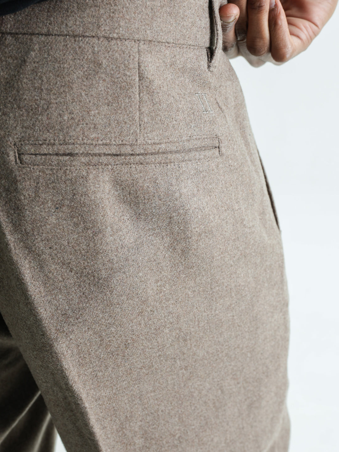Les Deux Suit Pants Wool Reg Caribou