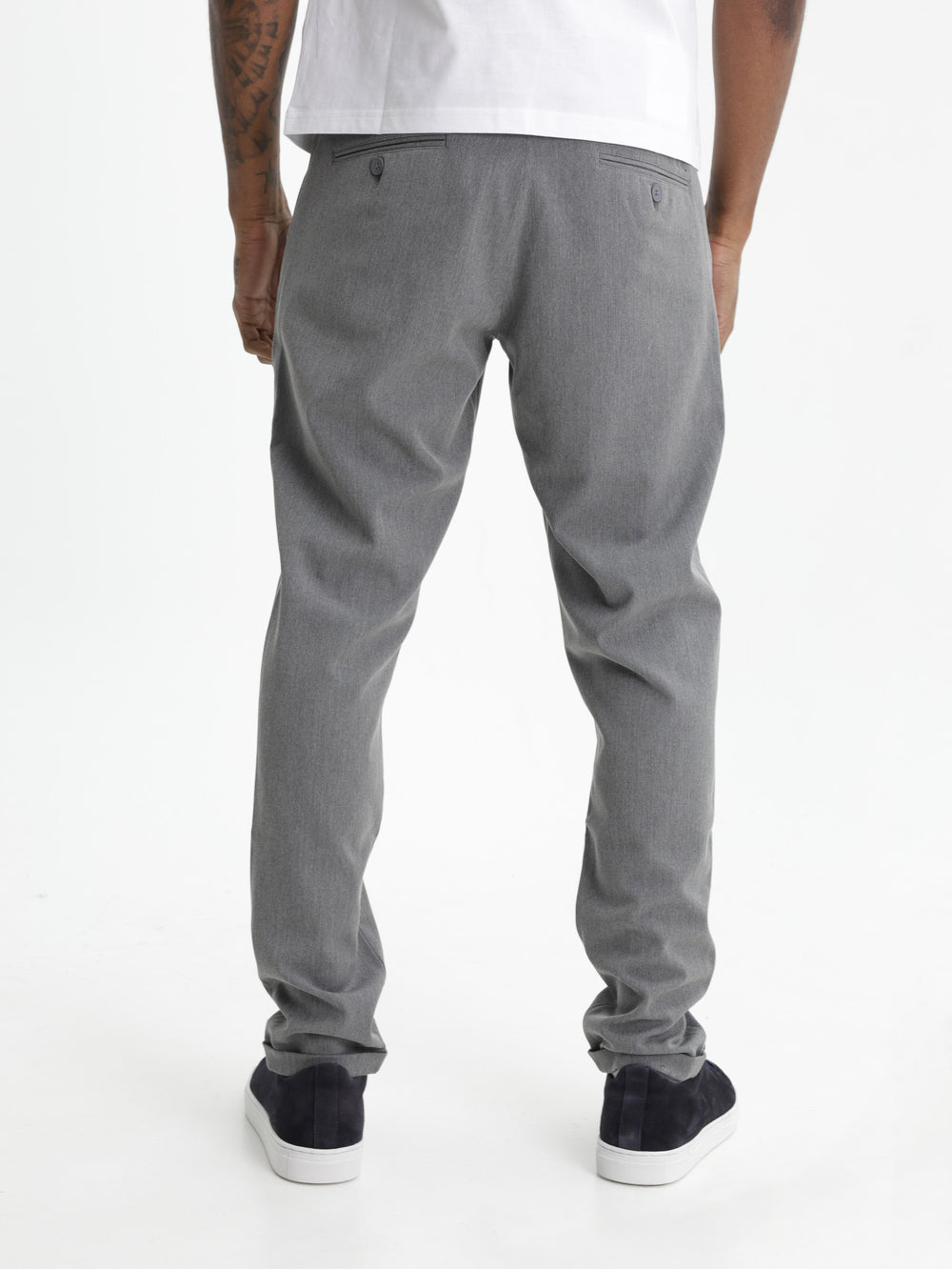 Les Deux Suit Pants Como Grey Melange