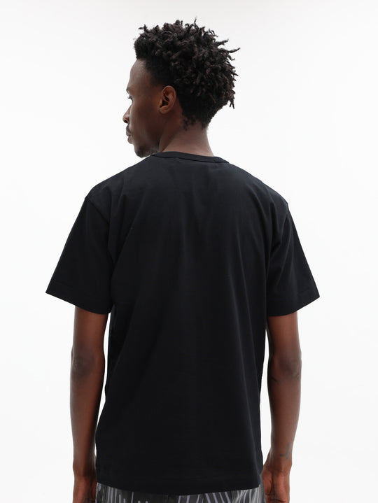 Comme Des Garcons T-Shirt Heart Beige-Black