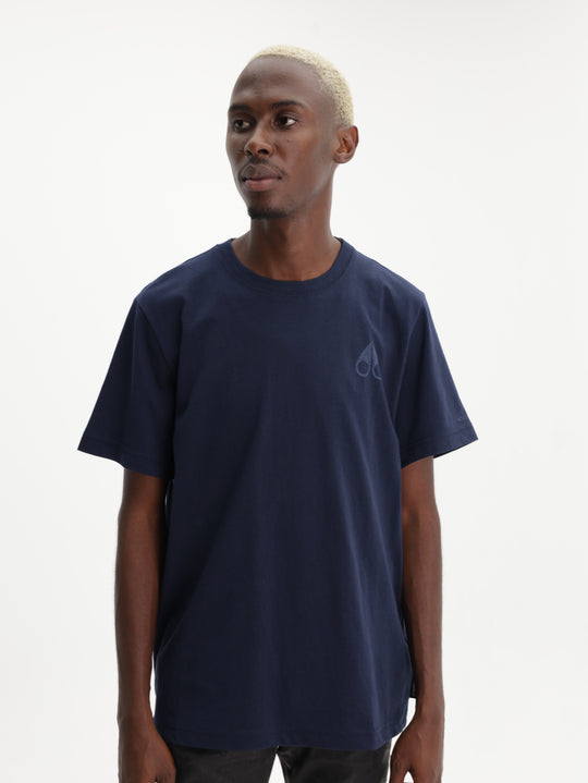 Moose Knuckles T-Shirt Off Island Navy