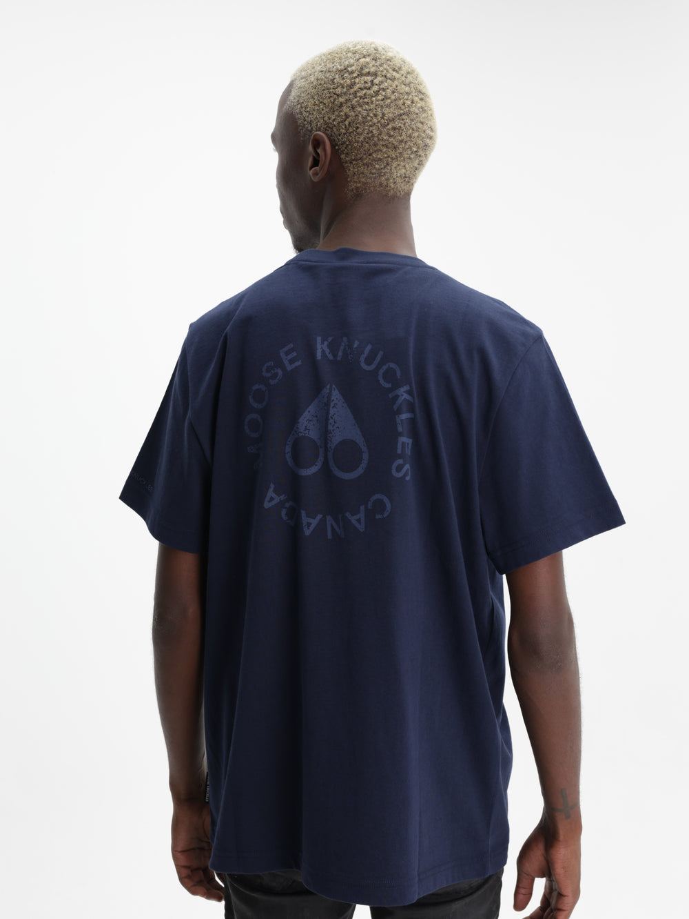 Moose Knuckles T-Shirt Off Island Navy