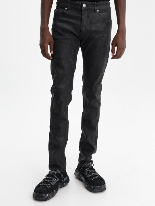 John Richmond Crew Suede Heart Black