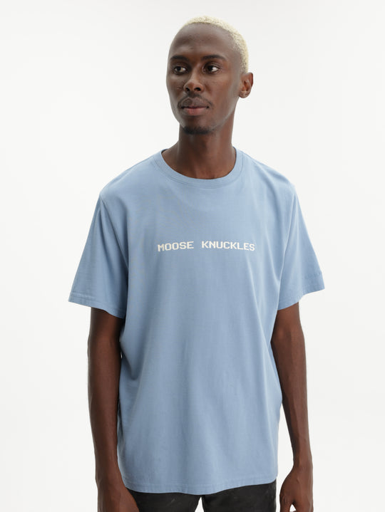 Moose Knuckles T-Shirt Milton Blue