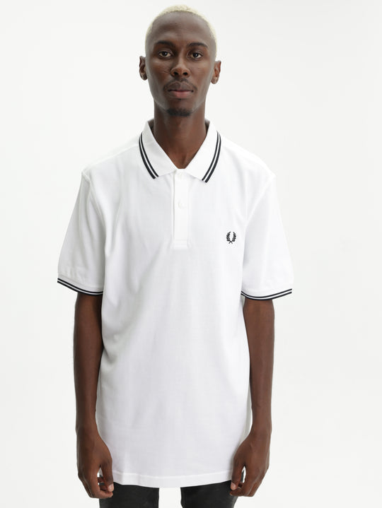 Comme Des Garcons Golfer Embroidered Logo White