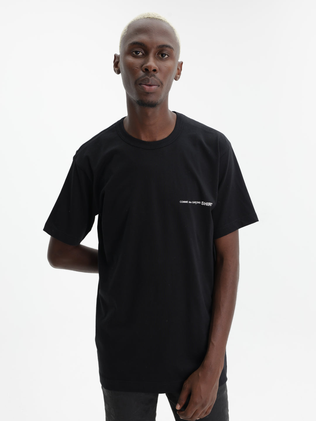 Comme Des Garcons T-Shirt Chest Logoprint Black