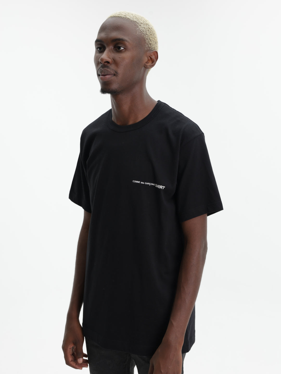 Comme Des Garcons T-Shirt Chest Logoprint Black