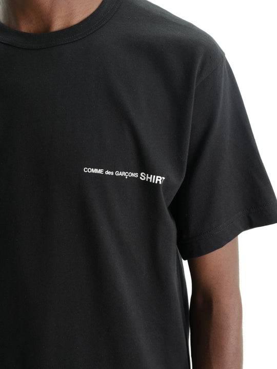 Comme Des Garcons T-Shirt Chest Logoprint Black