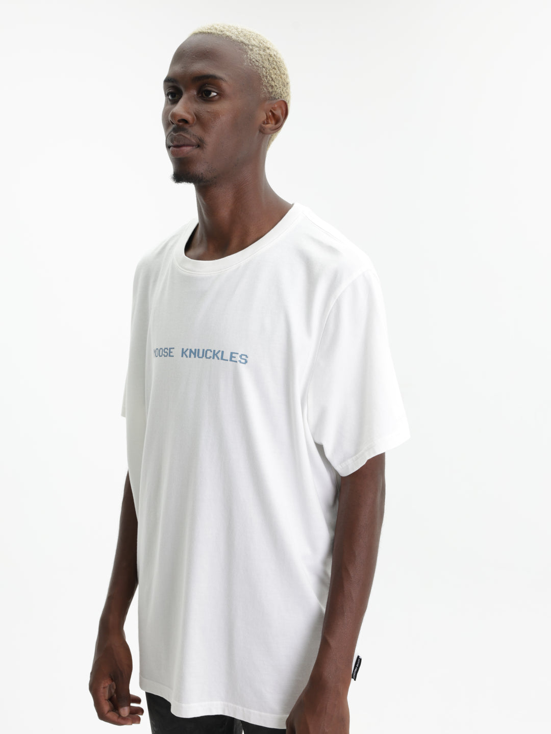 Moose Knuckles T-Shirt Milton Off White-Blue