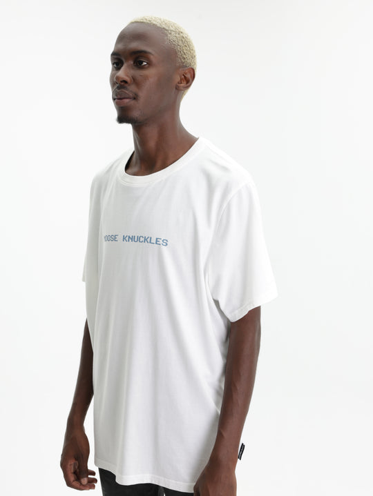Moose Knuckles T-Shirt Milton Off White-Blue