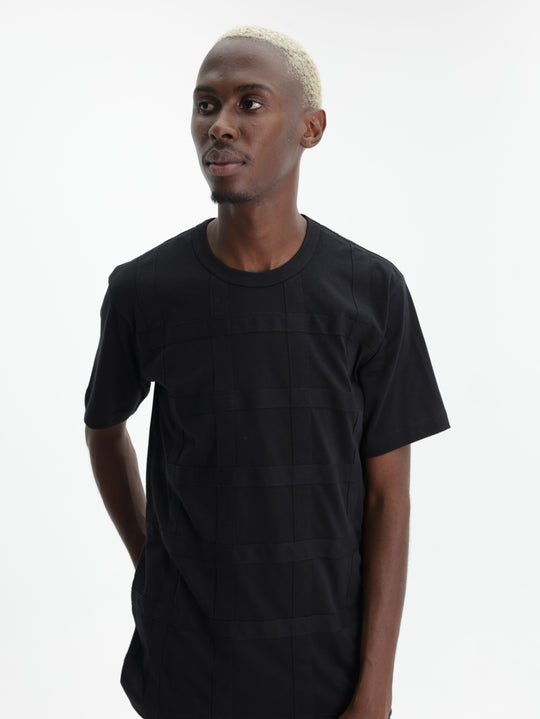Comme Des Garcons T-Shirt Lattice Black