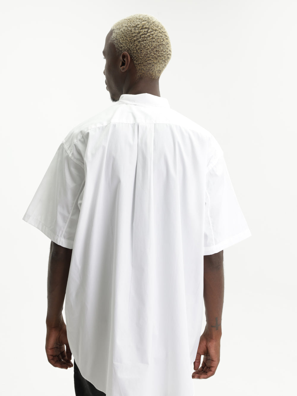 Comme Des Garcons Shirt Ss Bear Graphic Print White
