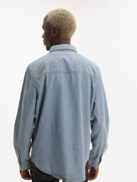 Zadig & Voltaire Shirt Stan Denim Blue