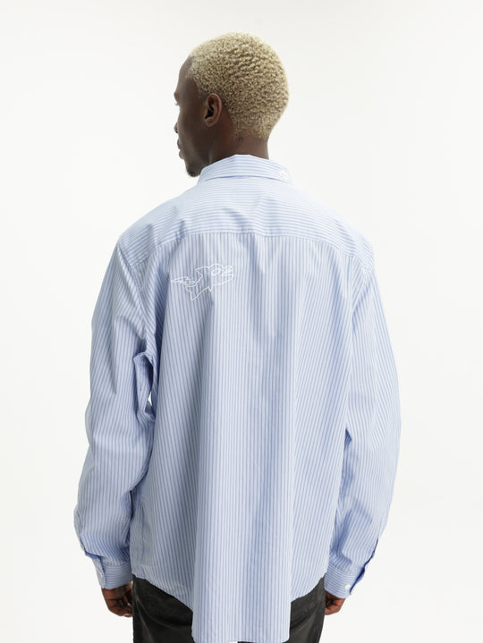 Zadig & Voltaire Shirt Stan Striped Blue