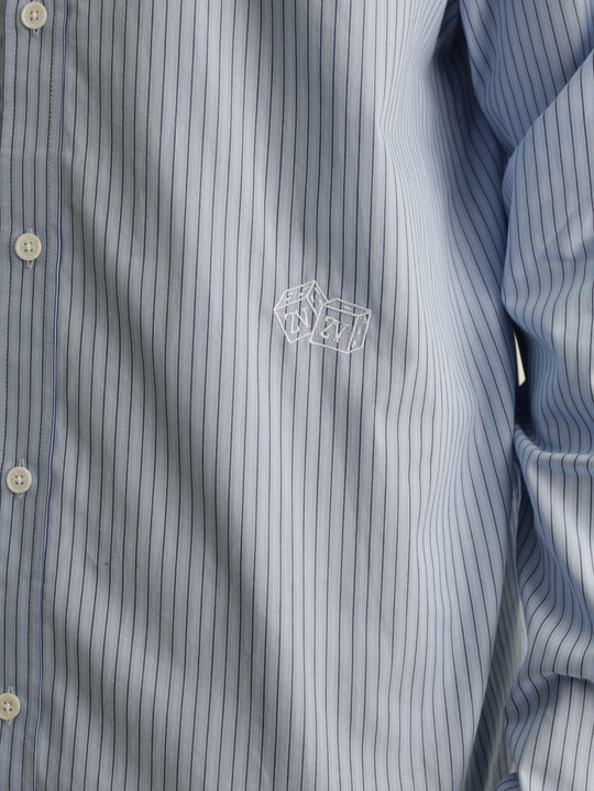 Zadig & Voltaire Shirt Stan Striped Blue
