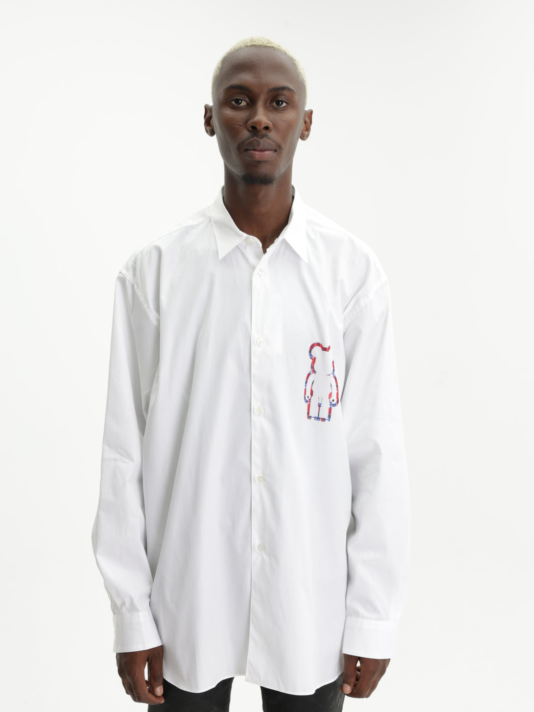 Comme Des Garcons Shirt Medicom Toy Print White