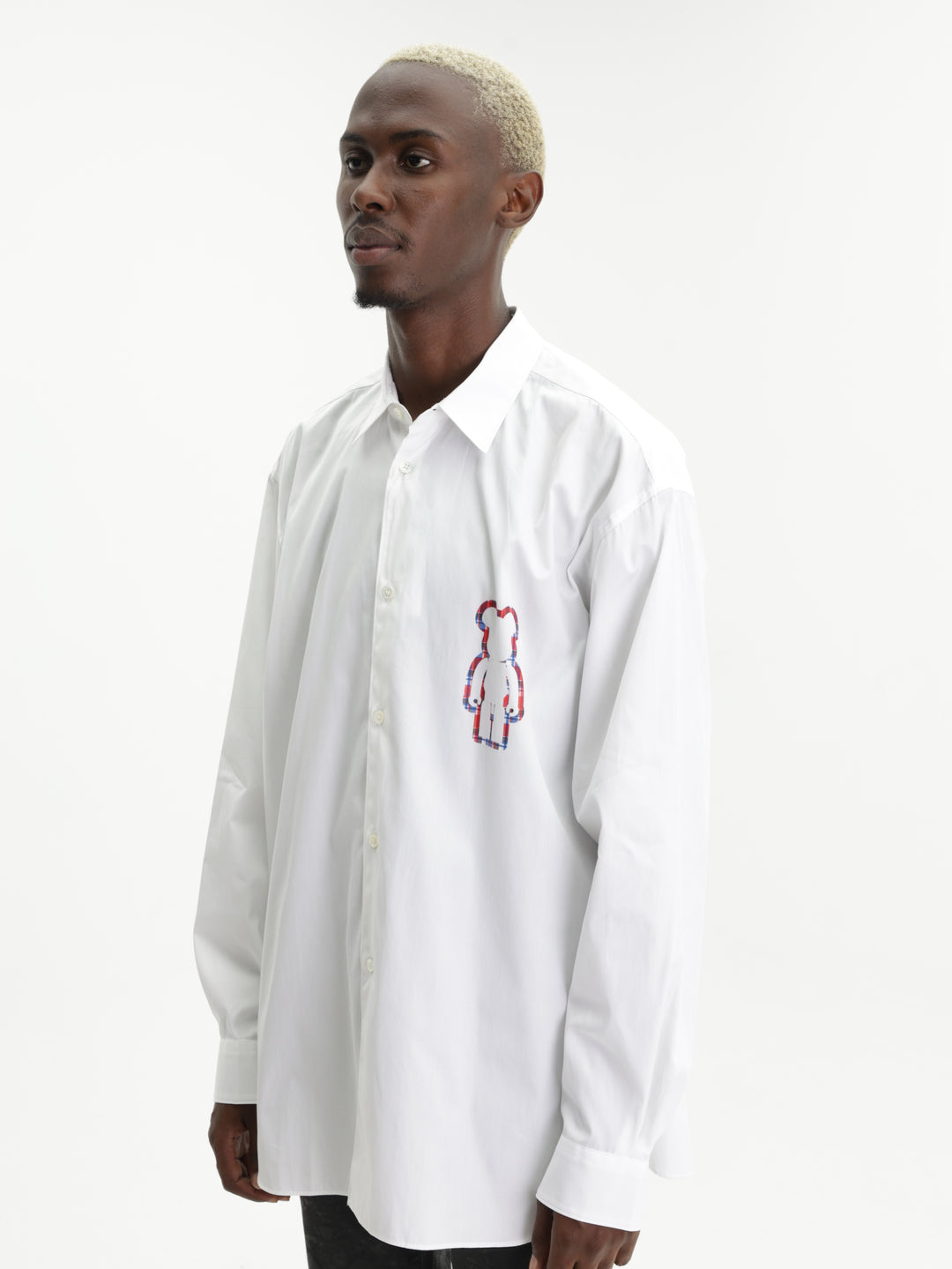 Comme Des Garcons Shirt Medicom Toy Print White